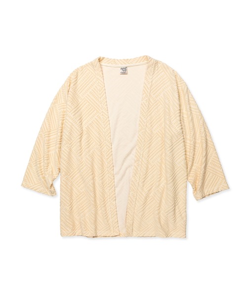 CALEE（キャリー）の「PILE JACQUARD 9 LENGTH CARDIGAN（Tシャツ