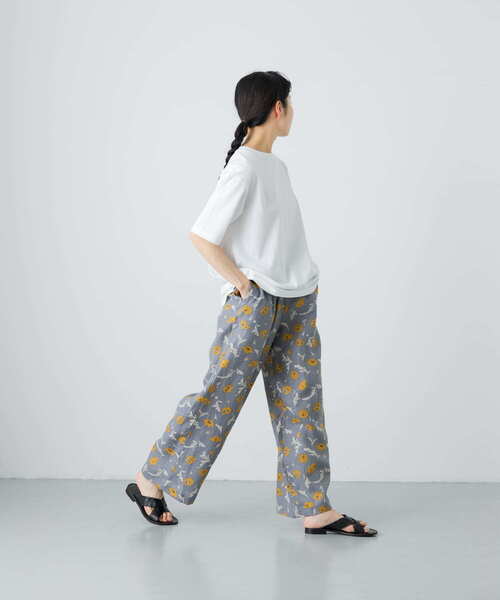 かぐれ(カグレ)の「ラクシュミコットン半袖Tシャツ(Tシャツ/カットソー・レディース・ホワイト/チャコールグレー・FREE)」の17枚目の写真