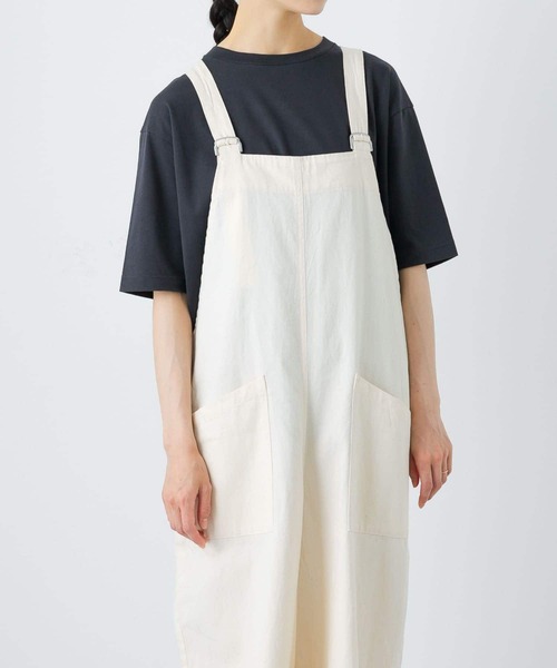 かぐれ(カグレ)の「ラクシュミコットン半袖Tシャツ(Tシャツ/カットソー・レディース・ホワイト/チャコールグレー・FREE)」の8枚目の写真