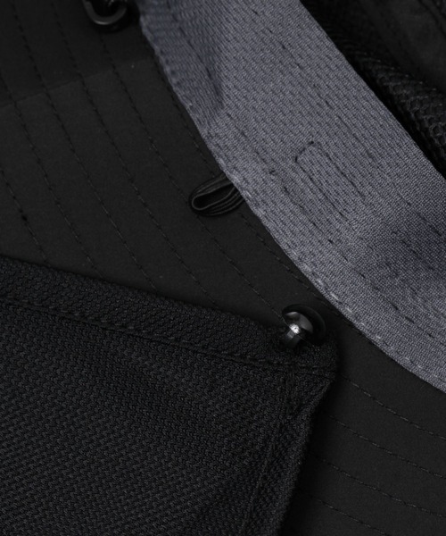 BAYFLOW（ベイフロー）の「アドベンチャーハット（ハット・メンズ・ブラック/カーキ・FREE）」の6枚目の写真