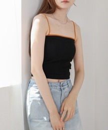 Bab | カップ付きクロップドキャミソール(キャミソール)