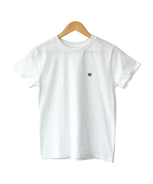 mili an deni(ミリアンデニ)の「ワンポイント刺繍Tシャツ(Tシャツ/カットソー・レディース・ネイビー/チャコールグレー/ホワイト×ブラック/ブラック/アイボリー・M)」の20枚目の写真