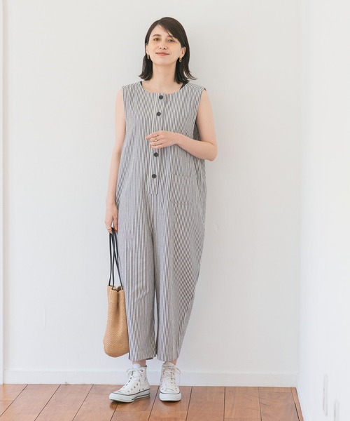 studio CLIP（スタディオクリップ）の「コットンリネン2WAYサロペット（サロペット/オーバーオール・レディース・その他1/その他2・FREE）」の6枚目の写真