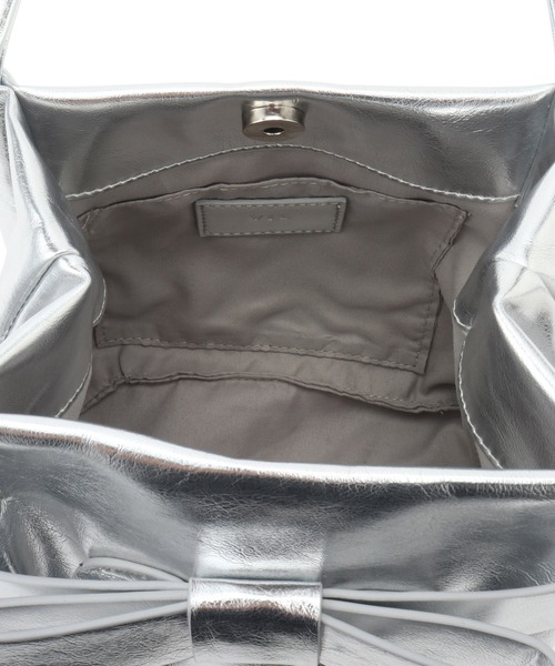 VIS（ビス）の「リボンミニトートバック（ショルダーバッグ・レディース・ブラック/その他/シルバー・FREE）」の18枚目の写真