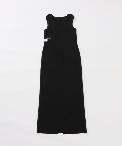 Noble（ノーブル）の「ニットジョーゼットニュアンスネックワンピース（ワンピース・レディース・ブラック/ベージュ・FREE）」の20枚目の写真