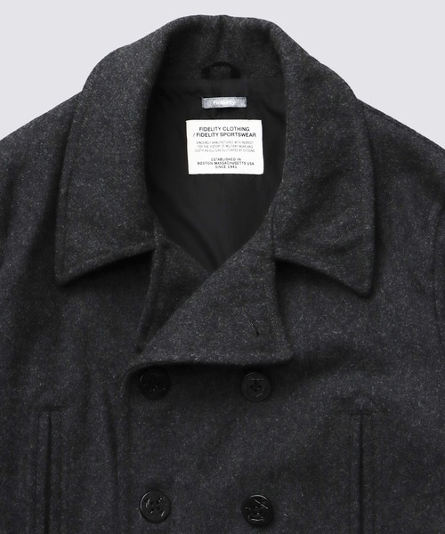 FIDELITY(フィデリティ)の「10B PEACOAT / ピーコート(ピーコート・メンズ・ダークネイビー/チャコール・LARGE/MEDIUM/X-LARGE)」の7枚目の写真