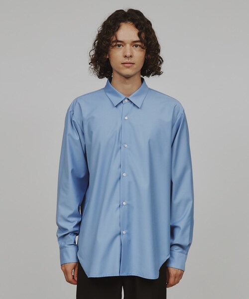 tk.TAKEO KIKUCHI（ティーケータケオキクチ）の「TRレギュラースマートシャツ（シャツ/ブラウス・メンズ・ライトグレー/ブルー/チャコールグレー/ホワイト・03/01/02/04）」の6枚目の写真