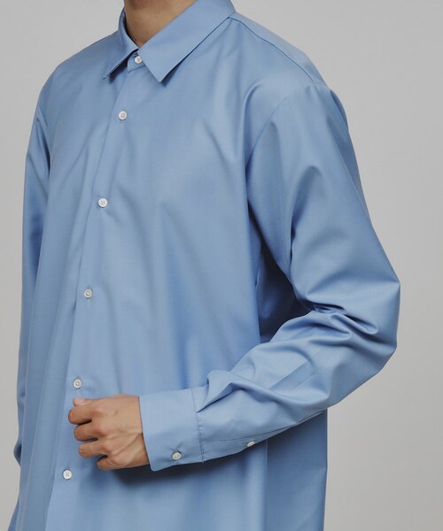 tk.TAKEO KIKUCHI（ティーケータケオキクチ）の「TRレギュラースマートシャツ（シャツ/ブラウス・メンズ・ライトグレー/ブルー/チャコールグレー/ホワイト・03/01/02/04）」の10枚目の写真