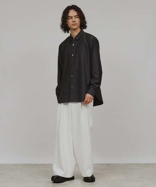 tk.TAKEO KIKUCHI（ティーケータケオキクチ）の「TRレギュラースマートシャツ（シャツ/ブラウス・メンズ・ライトグレー/ブルー/チャコールグレー/ホワイト・03/01/02/04）」の19枚目の写真