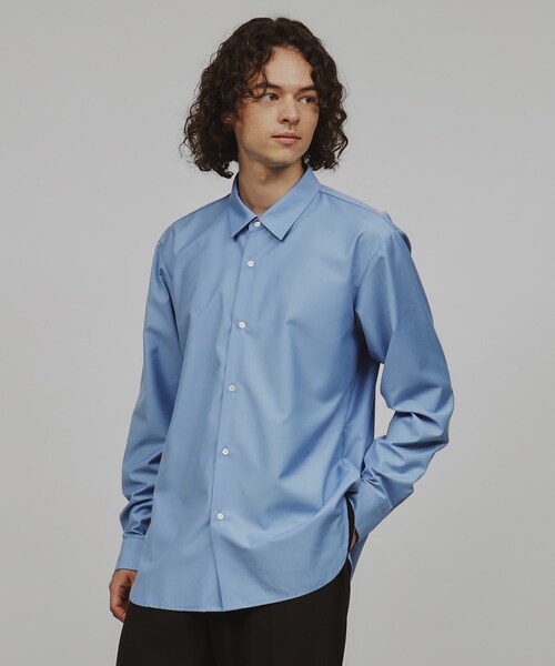 tk.TAKEO KIKUCHI（ティーケータケオキクチ）の「TRレギュラースマートシャツ（シャツ/ブラウス・メンズ・ライトグレー/ブルー/チャコールグレー/ホワイト・03/01/02/04）」の21枚目の写真