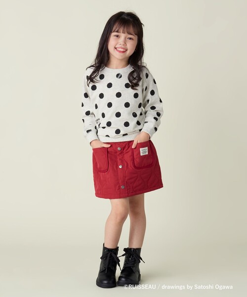 BEAMS mini(ビームスミニ)の「マリモ スウェット 2024FW(90~150cm)(スウェット・キッズ・ライトグレー/ホワイト系その他5・90/100/120/130/140/150/110)」の6枚目の写真