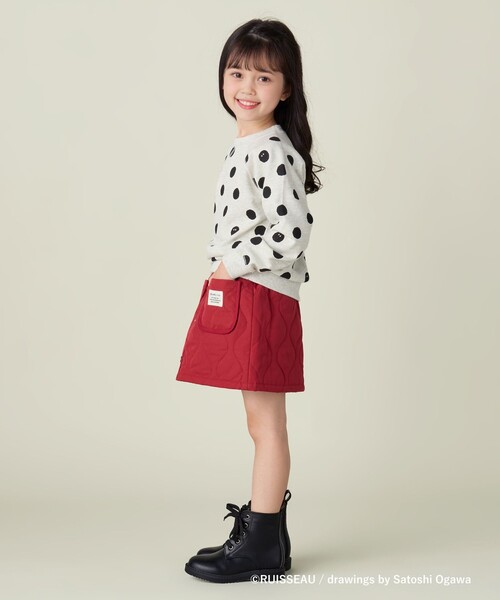 BEAMS mini(ビームスミニ)の「マリモ スウェット 2024FW(90~150cm)(スウェット・キッズ・ライトグレー/ホワイト系その他5・90/100/120/130/140/150/110)」の7枚目の写真