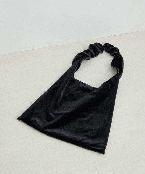 ROPE' PICNIC（ロペピクニック）の「2WAY/ベロアフリルワンショルダーバッグ（ショルダーバッグ・レディース・ブラック/ピンク/イエロー/ブルー・FREE）」の2枚目の写真