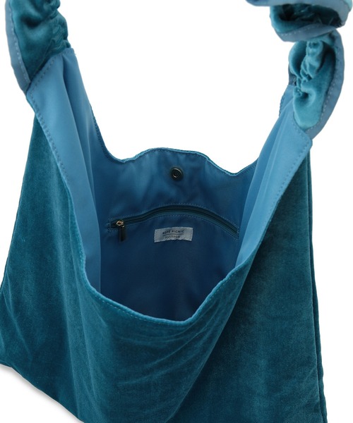 ROPE' PICNIC（ロペピクニック）の「2WAY/ベロアフリルワンショルダーバッグ（ショルダーバッグ・レディース・ブラック/ピンク/イエロー/ブルー・FREE）」の10枚目の写真