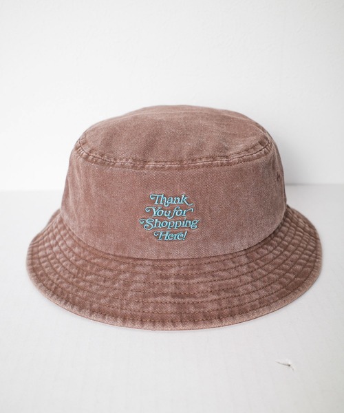 FRUIT OF THE LOOM（フルーツオブザルーム）の「【FRUIT OF THE LOOM】Pigment BUCKET HAT（ハット・レディース・ブラック/アイボリー/ブラウン/ベージュ/インディゴブルー・FREE）」の4枚目の写真