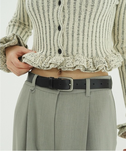 CLANE（クラネ）の「GENUINE LEATHER BELT（ベルト・レディース・ブラック/ブラウン・F）」の2枚目の写真