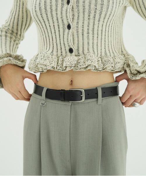 CLANE（クラネ）の「GENUINE LEATHER BELT（ベルト・レディース・ブラック/ブラウン・F）」の6枚目の写真