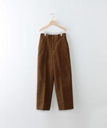Steven Alan | ＜Steven Alan＞Brisbane moss MOLESKIN WIDE TROUSER/ﾊﾟﾝﾂ◆(その他パンツ)