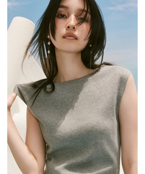 FRAY I.D（フレイアイディー）の「ガラスパールナローチェーンイヤリング（イヤリング・レディース・シルバー/ゴールド・FREE）」の7枚目の写真