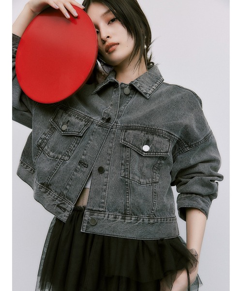 FRAY I.D（フレイアイディー）の「ガラスパールナローチェーンイヤリング（イヤリング・レディース・シルバー/ゴールド・FREE）」の8枚目の写真