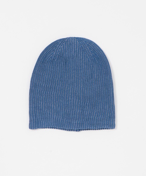 KBF（ケイビーエフ）の「リブニットビーニー（ニットキャップ/ビーニー・レディース・ブルー/ネイビー・ONE）」の8枚目の写真