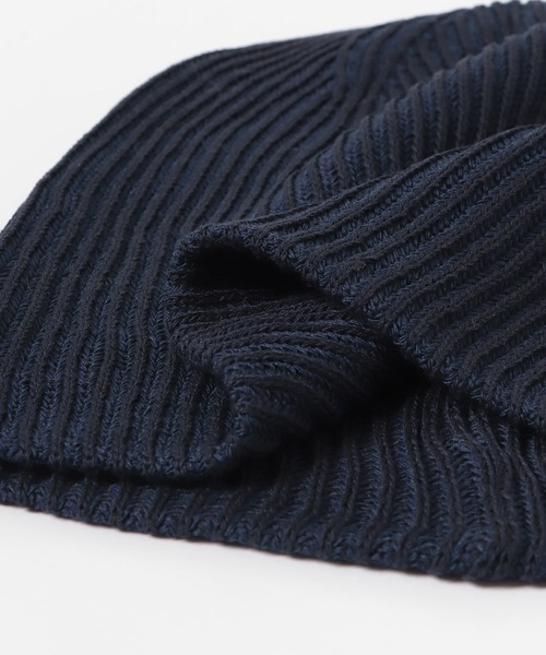 KBF（ケイビーエフ）の「リブニットビーニー（ニットキャップ/ビーニー・レディース・ブルー/ネイビー・ONE）」の5枚目の写真