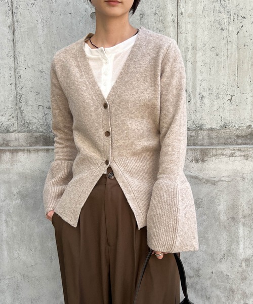 ほぼ新品★*Sofia Vネック カーディガン セール】ヘアリーVネックカーディガン（カーディガン/ボレロ