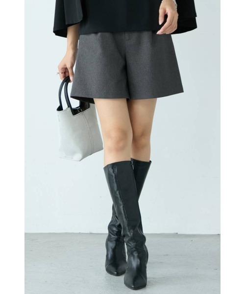 M.deux（エムドゥ）の「◆ツイルショートパンツ◆（その他パンツ・レディース・グレー/ブラック・MEDIUM）」の9枚目の写真