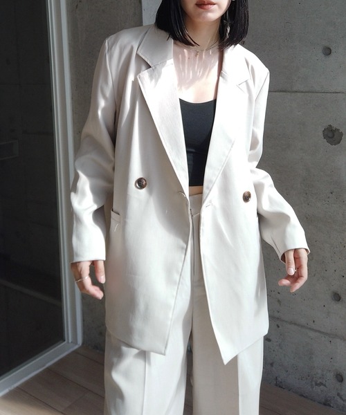 ツイルビッグテーラードジャケット（テーラードジャケット）｜y/m by RIKA（イムバイリカ）