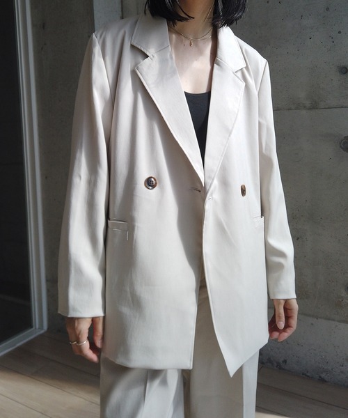 ツイルビッグテーラードジャケット（テーラードジャケット）｜y/m by RIKA（イムバイリカ）