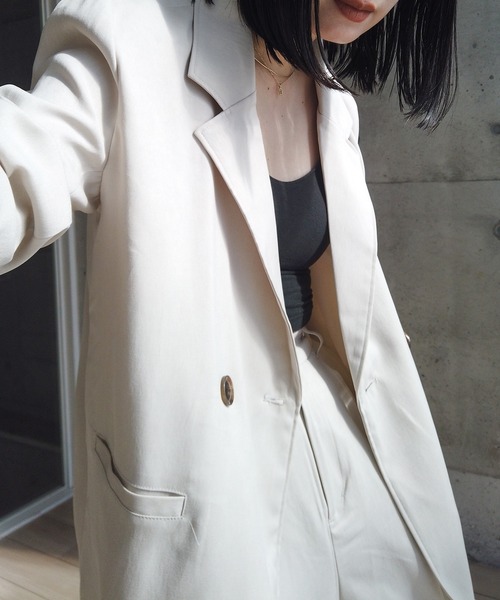 ツイルビッグテーラードジャケット（テーラードジャケット）｜y/m by RIKA（イムバイリカ）