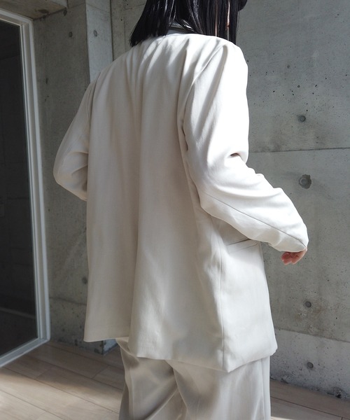 ツイルビッグテーラードジャケット（テーラードジャケット）｜y/m by RIKA（イムバイリカ）