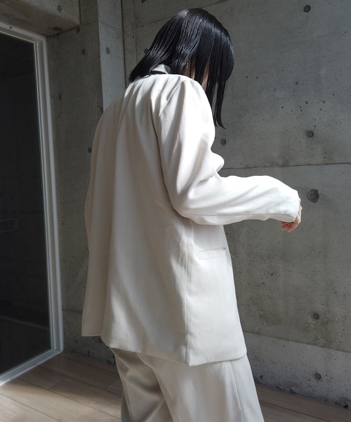 ツイルビッグテーラードジャケット（テーラードジャケット）｜y/m by RIKA（イムバイリカ）