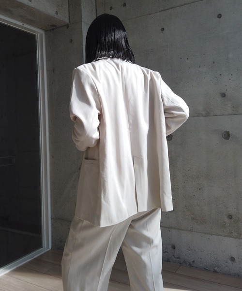 ツイルビッグテーラードジャケット（テーラードジャケット）｜y/m by RIKA（イムバイリカ）