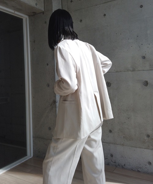 ツイルビッグテーラードジャケット（テーラードジャケット）｜y/m by RIKA（イムバイリカ）