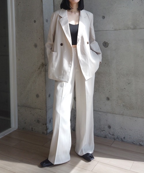 ツイルビッグテーラードジャケット（テーラードジャケット）｜y/m by RIKA（イムバイリカ）