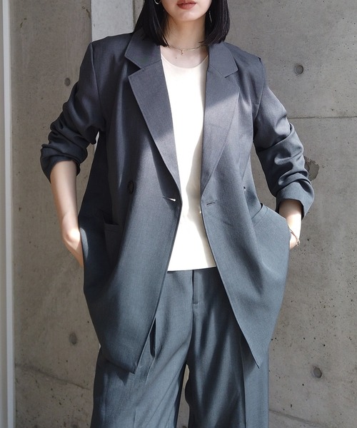 ツイルビッグテーラードジャケット（テーラードジャケット）｜y/m by RIKA（イムバイリカ）