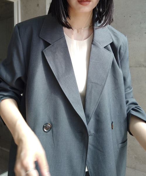 ツイルビッグテーラードジャケット（テーラードジャケット）｜y/m by RIKA（イムバイリカ）