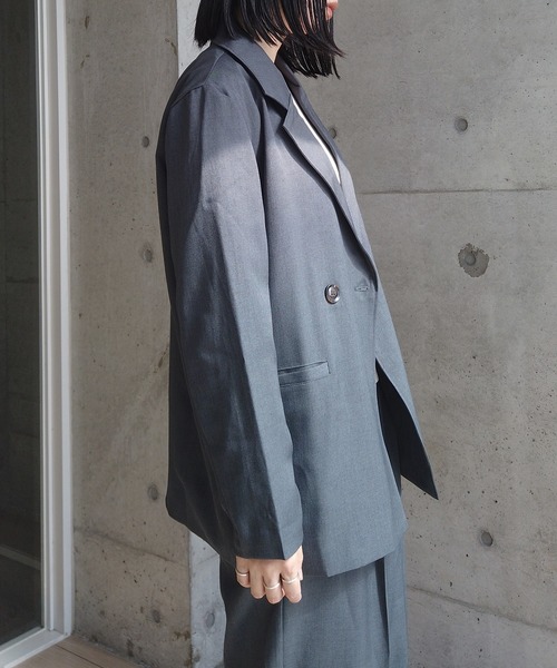 ツイルビッグテーラードジャケット（テーラードジャケット）｜y/m by RIKA（イムバイリカ）