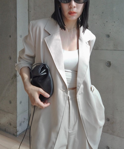 ツイルビッグテーラードジャケット（テーラードジャケット）｜y/m by RIKA（イムバイリカ）