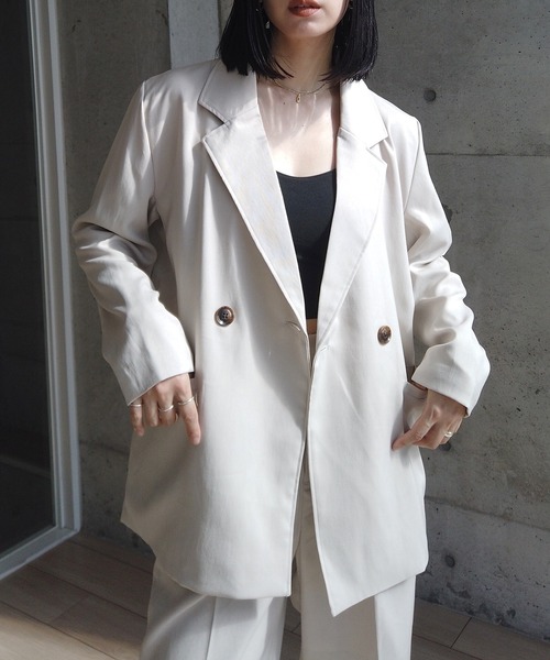 ツイルビッグテーラードジャケット（テーラードジャケット）｜y/m by RIKA（イムバイリカ）