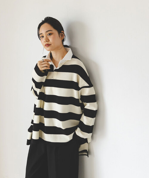 COG THE BIG SMOKE/コグザビッグスモーク IVY RUGBY JERGEY（Tシャツ