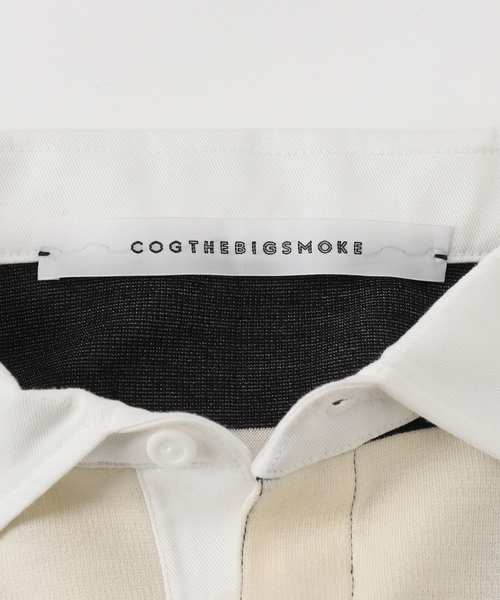 COG THE BIG SMOKE/コグザビッグスモーク IVY RUGBY JERGEY（Tシャツ