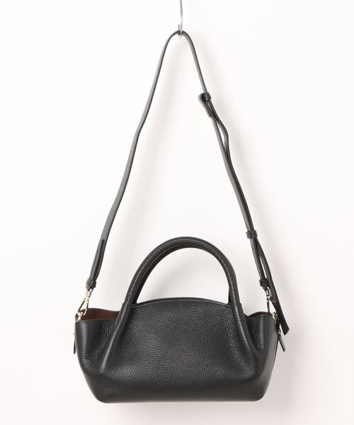 LORISTELLA（ロリステッラ）の「【LORISTELLA】シュリンクレザー 2WAYハンドバッグ ショルダーバッグ 2853（ショルダーバッグ・レディース・グレイッシュベージュ/ブラウン/ブラック/ダークブラウン・FREE）」の5枚目の写真