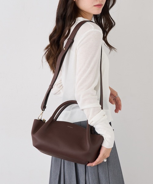 LORISTELLA】シュリンクレザー 2WAYハンドバッグ ショルダー