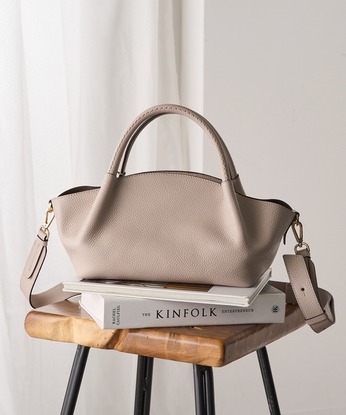 セール】【LORISTELLA】シュリンクレザー 2WAYハンドバッグ ショルダー