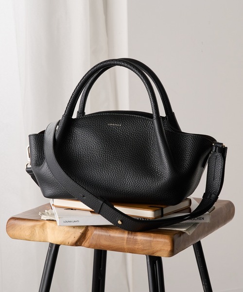 LORISTELLA（ロリステッラ）の「【LORISTELLA】シュリンクレザー 2WAYハンドバッグ ショルダーバッグ 2853（ショルダーバッグ・レディース・グレイッシュベージュ/ブラウン/ブラック/ダークブラウン・FREE）」の19枚目の写真