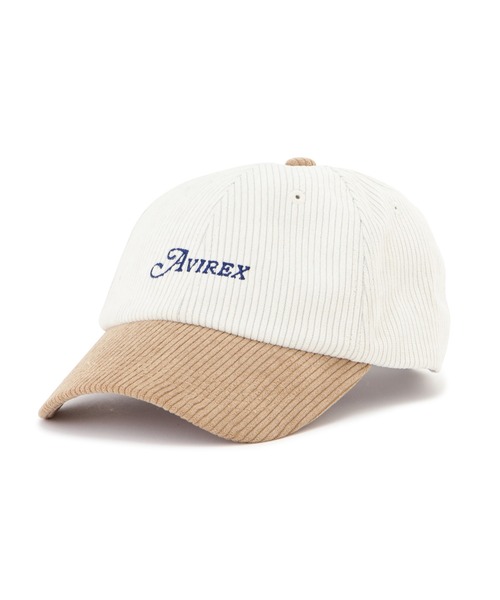 AVIREX（アヴィレックス）の「【直営店限定】CORDUROY LOGO CAP/コーデュロイロゴキャップ（キャップ・レディース・ブルー/オフホワイト/チャコールグレー・F）」の15枚目の写真