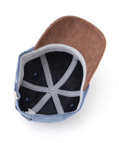 AVIREX（アヴィレックス）の「【直営店限定】CORDUROY LOGO CAP/コーデュロイロゴキャップ（キャップ・レディース・ブルー/オフホワイト/チャコールグレー・F）」の13枚目の写真