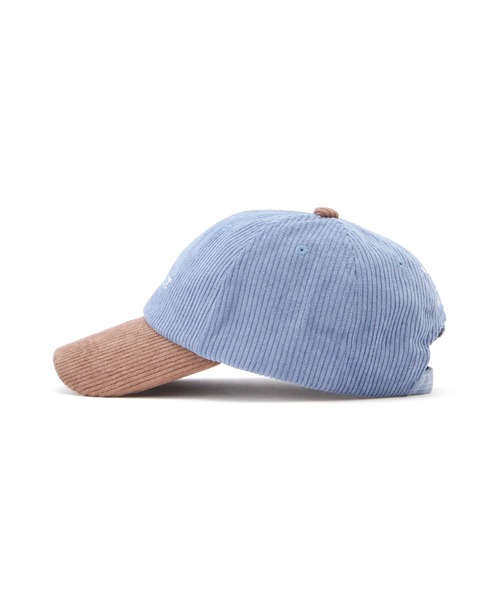 AVIREX（アヴィレックス）の「【直営店限定】CORDUROY LOGO CAP/コーデュロイロゴキャップ（キャップ・レディース・ブルー/オフホワイト/チャコールグレー・F）」の8枚目の写真